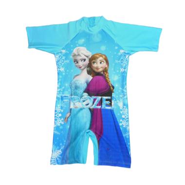 Nice ABG Motif Frozen Baju Renang - Biru Muda