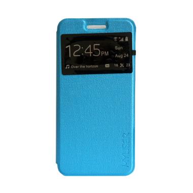 MyUser Flip Cover Casing for Oppo Joy 3 - Biru