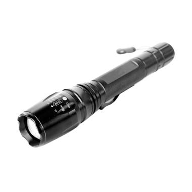 Senter LED Flashlight Cree XM-L2 T6 Phixton - Black