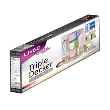 Liveo LV708 Triple Decker Clothes Hanger