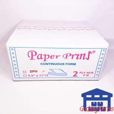 Paperpryns Continuous Form Kertas NCR [9.5:2 x 11:2 Inch/2 Ply/Bagi 4/NCR-PM]