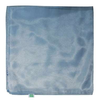 Jilbab Akel Turki Satin Silk Segi Empat 90x90 Polos Kerudung Hijab Super Satin Semua Ukuran Baby Blu