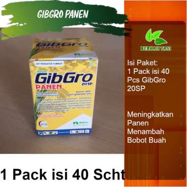 Gibgro 20SP Gibgro Panen 1 Kotak isi 40 Sachet Kuning