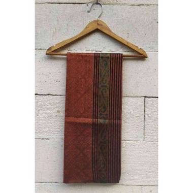 tenun songket Baron cokelat emas brown