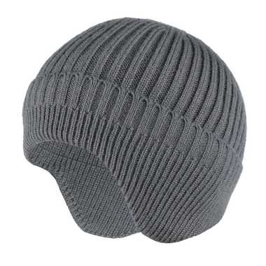 TOPI KUPLUK : VOLUX - beanie topi musim dingin winter caps topi pria One Size GRAY