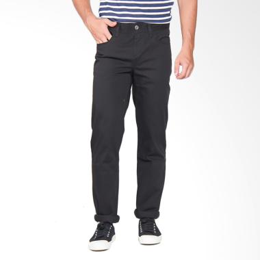 Emba Casual EPA 012R Basic Slim Celana Panjang Pria - Black