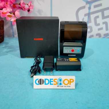 PORTABLE PRINTER KASIR KASSEN MT200 PRINTER STRUK TERLARIS hitam