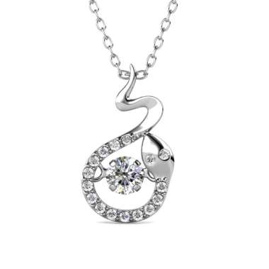 12 Dancing Zodiac Pendant SNAKE - Kalung Crystal by Her Jewellery