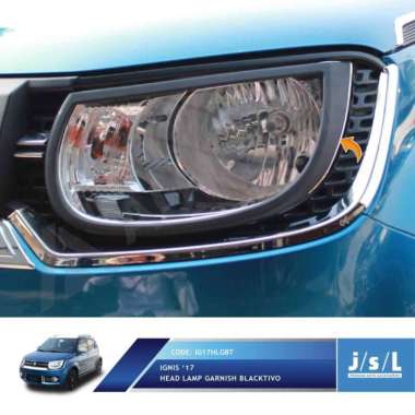 JSL Ignis Garnis Lampu Depan Ignis Head Lamp Garnish Blackdoff Hitam