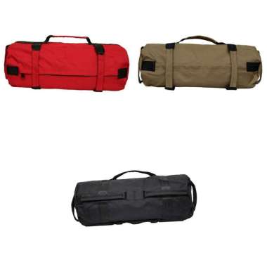 2x Weighted Sand Bag Strength Adjustable Weight Bag Sandbag Trainer Khaki 