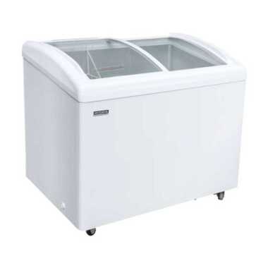 Modena MC 0335 Sliding Glazz Freezer Box 336 Liter PUTIH