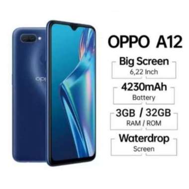 oppo a12 ram 3/32 hitam
