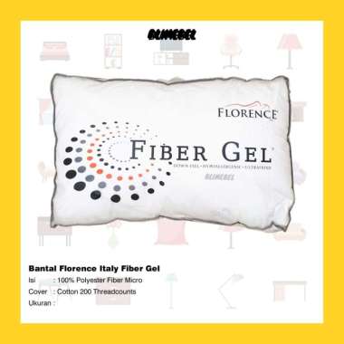 Florence Italy Fiber Gel Pillow / Bantal Florence Italy Fibergel Bantal Only