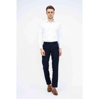 Celana panjang pria slim fit kerja formal button celana bahan stretch