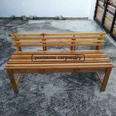 Jual Kursi Taman Dari Kayu Terbaru Harga Murah Blibli Com Jarak pengalas duduk ke lantai 50 cm, panjang 2,8 m. jual kursi taman dari kayu terbaru