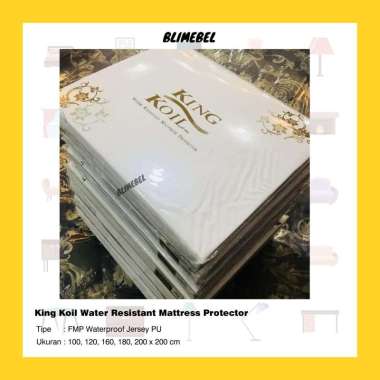 King Koil Mattress Protector Fitted Waterproof / Pelindung Matras KingKoil 120 x 200 cm