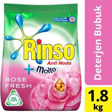 Rinso Molto Deterjen Bubuk Rose Fresh 1.8kg