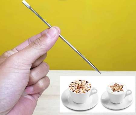 Latte Art Pen Barista Pen Latte Art Cappuccino Alat Kopi Stainless