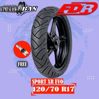Ban Motor MOGE (Motor Batangan) // FDR SPORT XR EVO 120/70 Ring 17 Tubeless