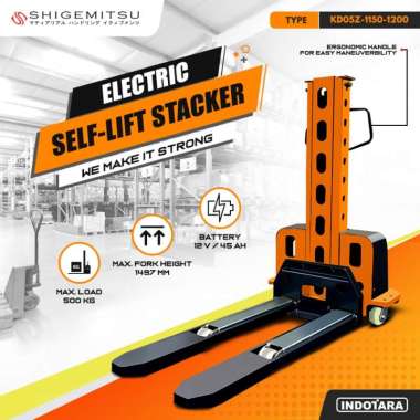 SHIGEMITSU Electric Self-Lift Stacker KD05Z-1150-1200