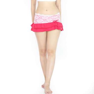 Lasona Women Sportswear Bawahan Rok Olahraga Wanita R-616-HL4 L Cardinal