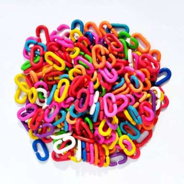 MAINAN EDUKASI ANAK - MERONCE RANTAI WARNA WARNI - 100 GRAM - MAINAN EDUKATIF ANAK PEREMPUAN | LAKI 