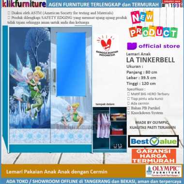 Lemari Pakaian Anak Cewe Perempuan LA TINKERBELL Olympic