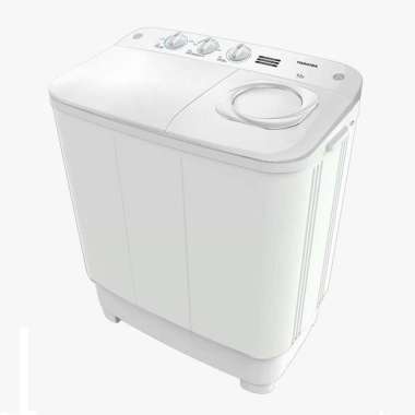 TOSHIBA MESIN CUCI 2 TABUNG VH-H95MN WW