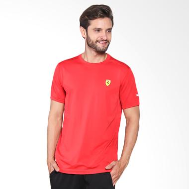 Puma SF EvoKNIT Tee Rosso Corsa Kaos Olahraga Pria 762147 01