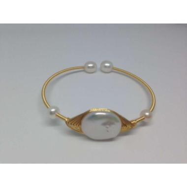 Gelang Bracelet Bangle Mutiara Air Tawar Exclusive