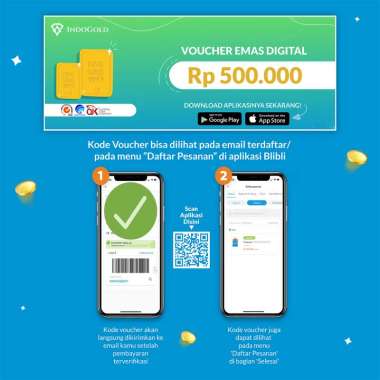 IndoGold Emas Digital Voucher (Rp500,000)