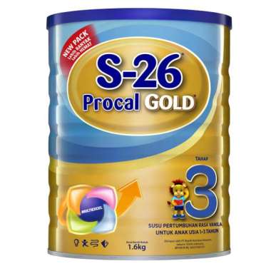 Promo Harga S26 Procal Gold Susu Pertumbuhan Vanilla 1600 gr - Blibli