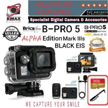 Brica B-PRO5 AE3S BLACK EIS - PAKET EKONOMIS - Brica B PRO 5 Alpha Edition 4K mark IIIs Brica B PRO5