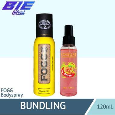 BieOfficial - COD Parfum Fogg DYNAMIC120ml FREE Ossum Body Mist 100ml