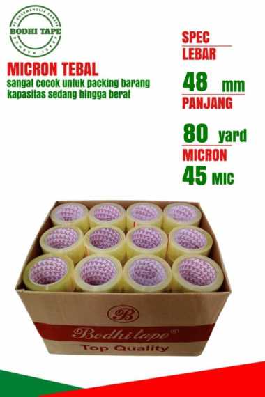 LAKBAN BODHI 48MM X 80YARD COKLAT