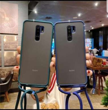 Case Oppo A31 - Casing Aero Dove Lanyard Sling Tali Camera softcase hijau tua