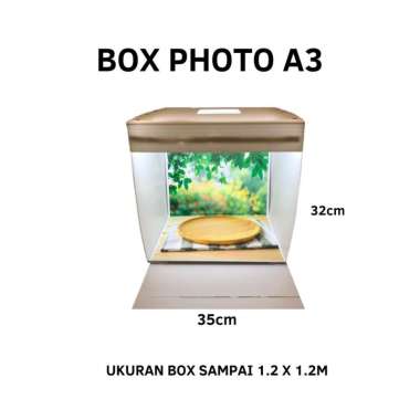 Box Studio Mini IMPODIO ukuran A3 - Box + 2 Alas Foto