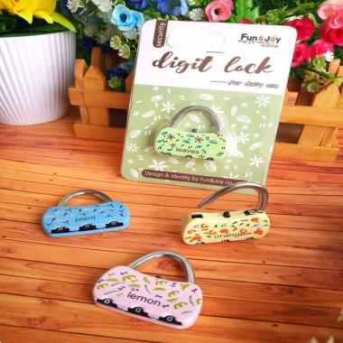 Gembok Multifungsi - Gembok Koper - Gembok Kode - Digit Lock Pattern