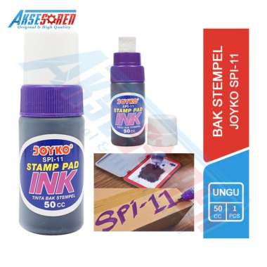 Tinta Stamp Pad Bak Stempel Joyko [SPI-11/50cc] / Isi Stampel / Atk Kantor Lengkap / Tinta Bantalan 