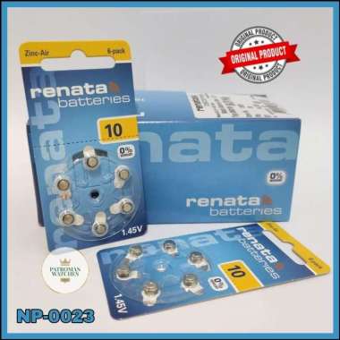 Baterai Alat Bantu Dengar Battery Renata ZA10 PR70 P10 AG13 Swiss Made Original