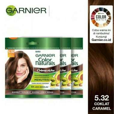 Promo Harga Garnier Hair Color 5.32 Coklat Caramel 40 ml - Blibli