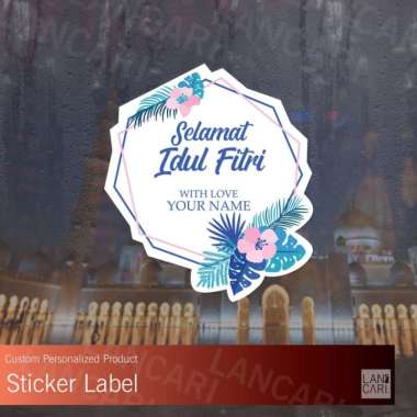 Harga Label Custom Sticker Ucapan Idul Fitri Terbaru ...