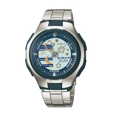 Casio Poptone LCF-10D-2AV Strap Sta ... Wanita Original - Silver