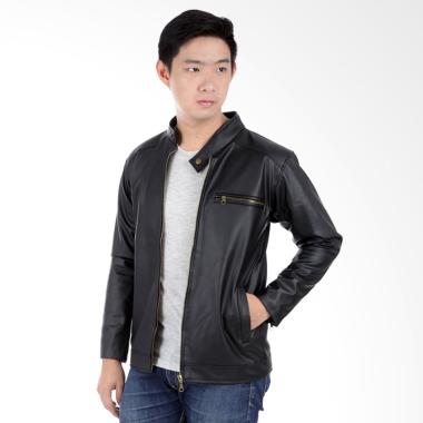 Elfs Shop Vienna Jaket Kulit Pria - Hitam