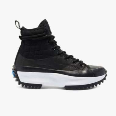 platform all black converse