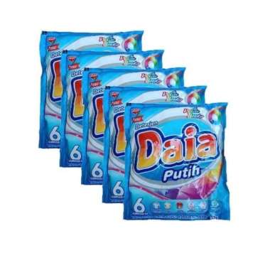 Promo Harga Daia Deterjen Bubuk Putih per 6 sachet 53 gr - Blibli