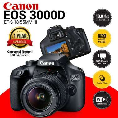jual kamera canon eos 3000d murah
