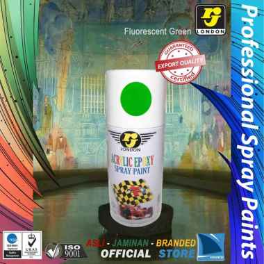 Cat Semprot Hijau Stabilo 150 cc Fosfor - Fluorescent Green Spray Paint RJ LONDON