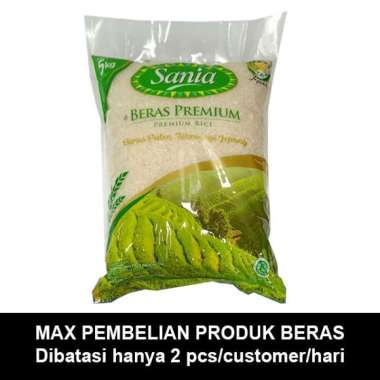 Promo Harga Sania Beras Premium 5000 gr - Blibli