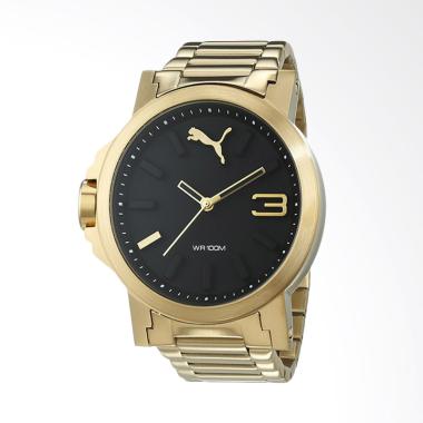 PUMA Tali Stainless Steel Jam Tangan Pria - Emas Hitam PU103462002